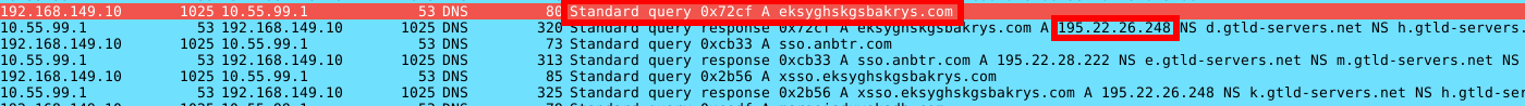 wireshark screenshot