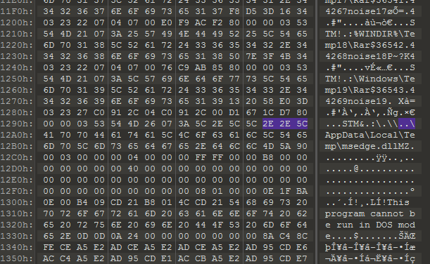 rar bytes